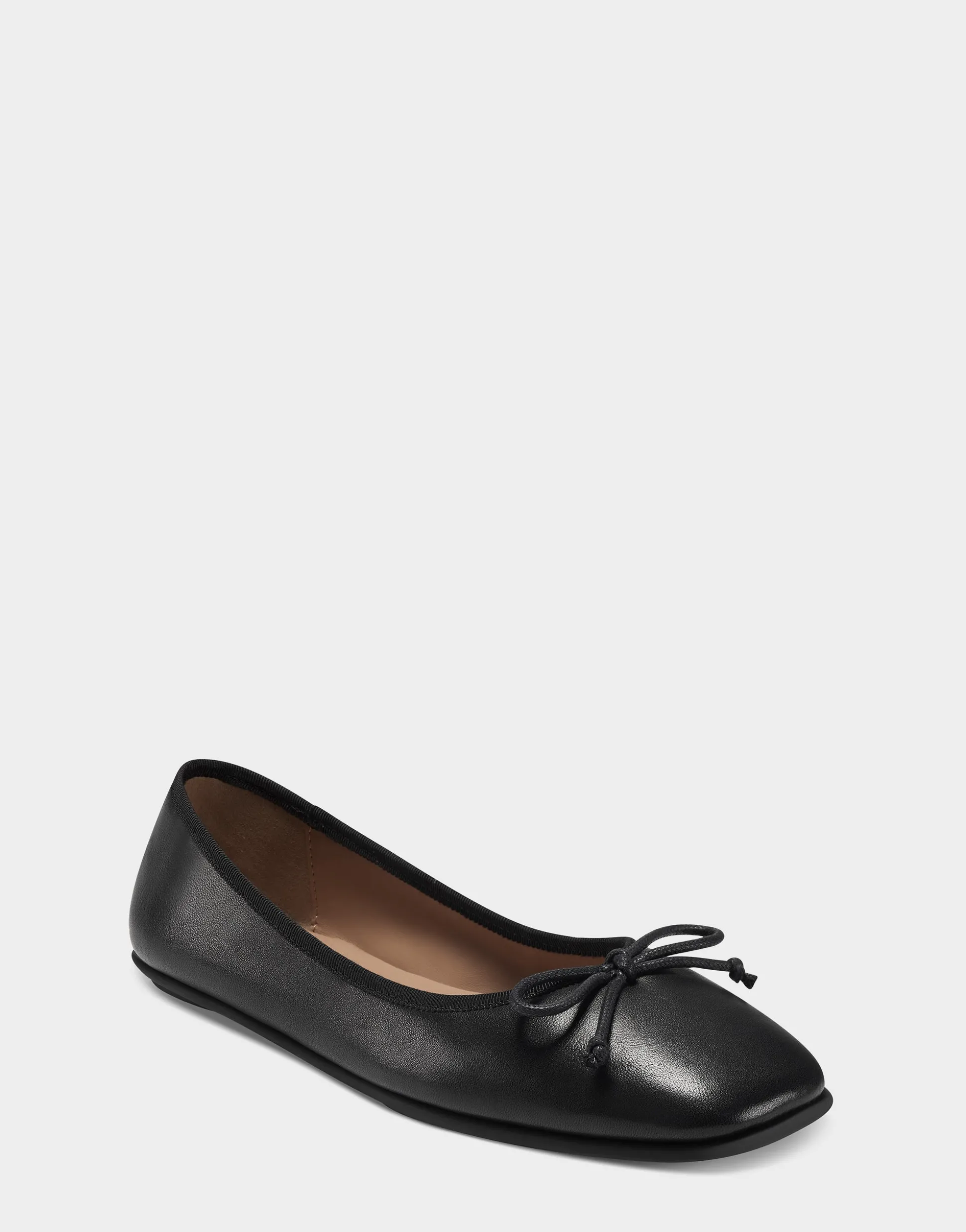 Comfortable Women's Ballet Flat in Black Genuine Leather