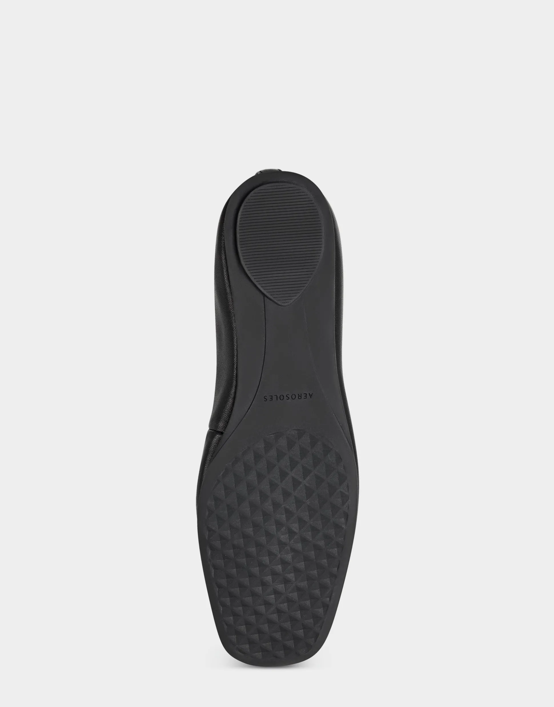 Comfortable Women's Ballet Flat in Black Genuine Leather