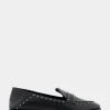 Comfortable Women's Convertible Loafer in Black Genuine Leather