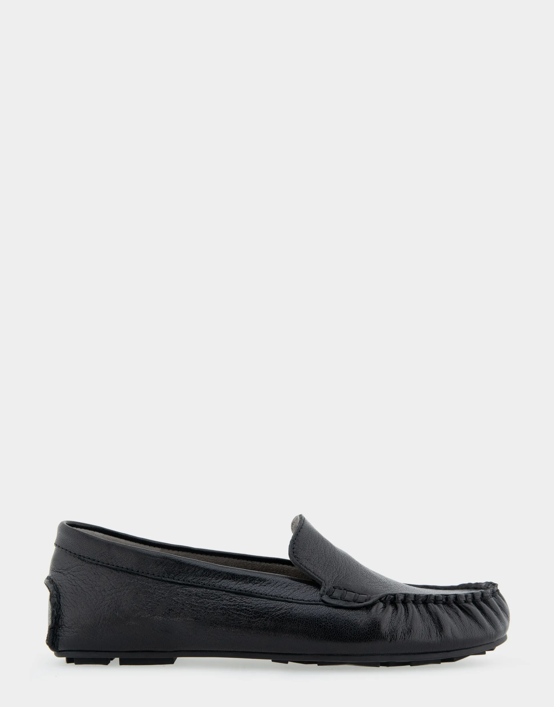 Comfortable Women's Driver in Black Leather