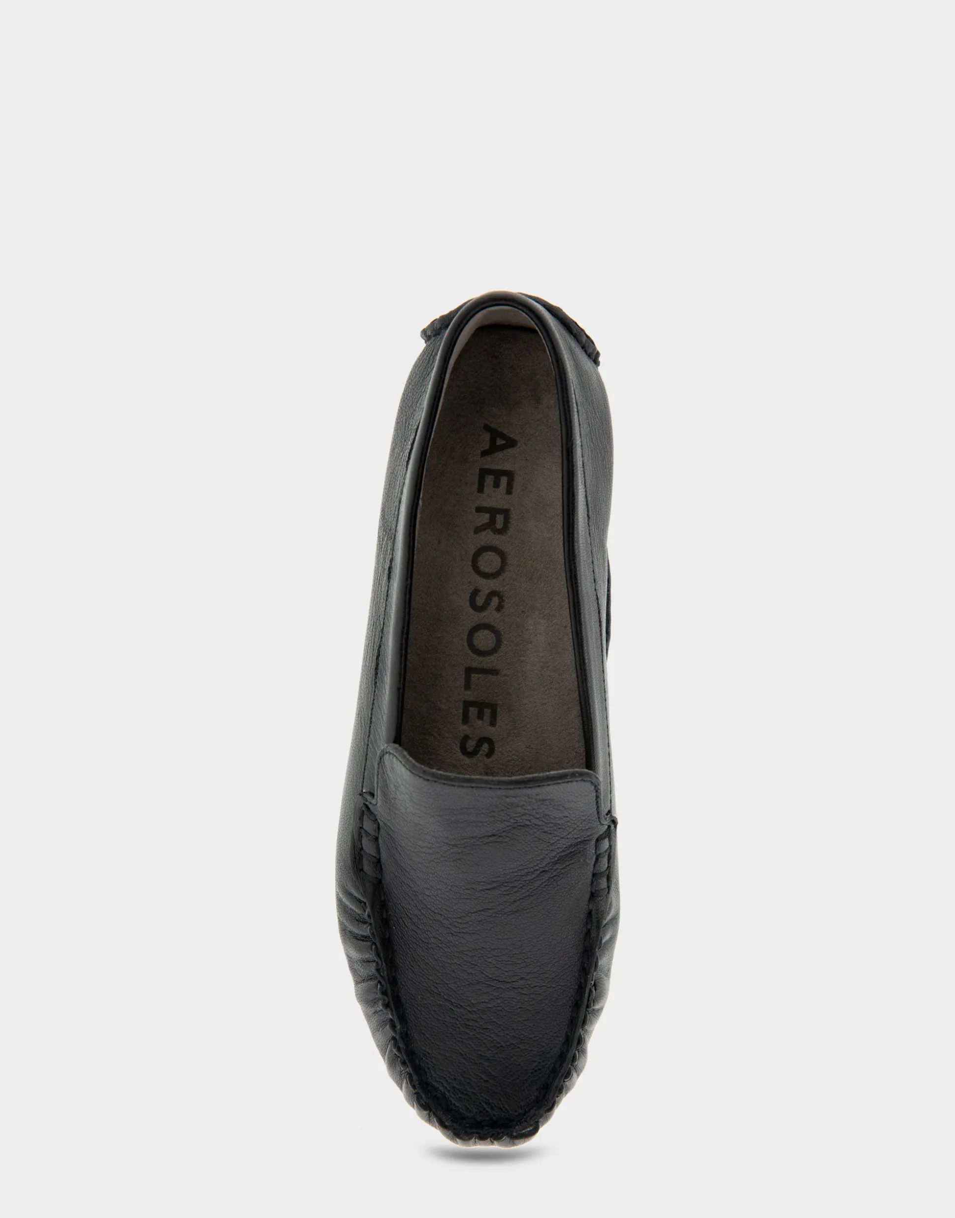 Comfortable Women's Driver in Black Leather