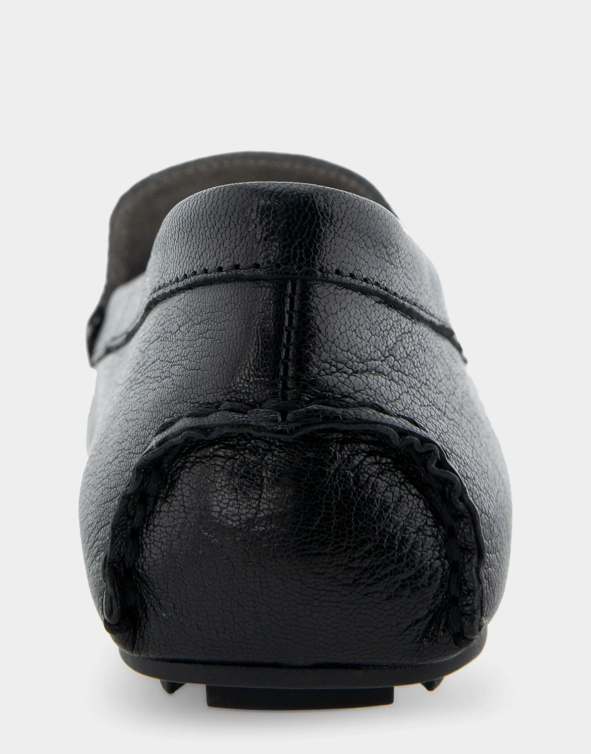 Comfortable Women's Driver in Black Leather