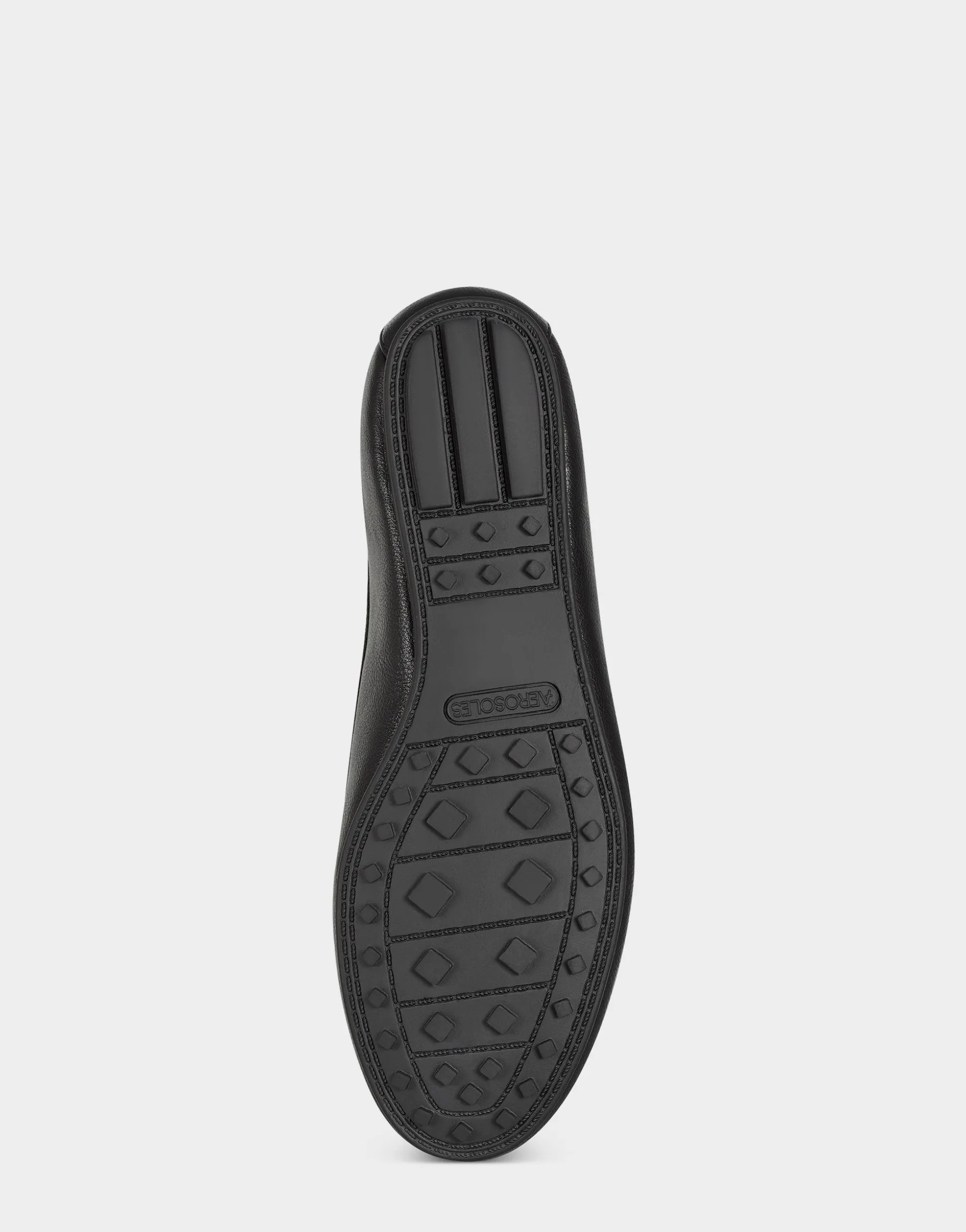 Comfortable Women's Loafer in Black Faux Leather