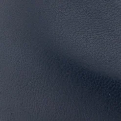 Comfortable Women's Mid Heel Pump in Navy Genuine Leather