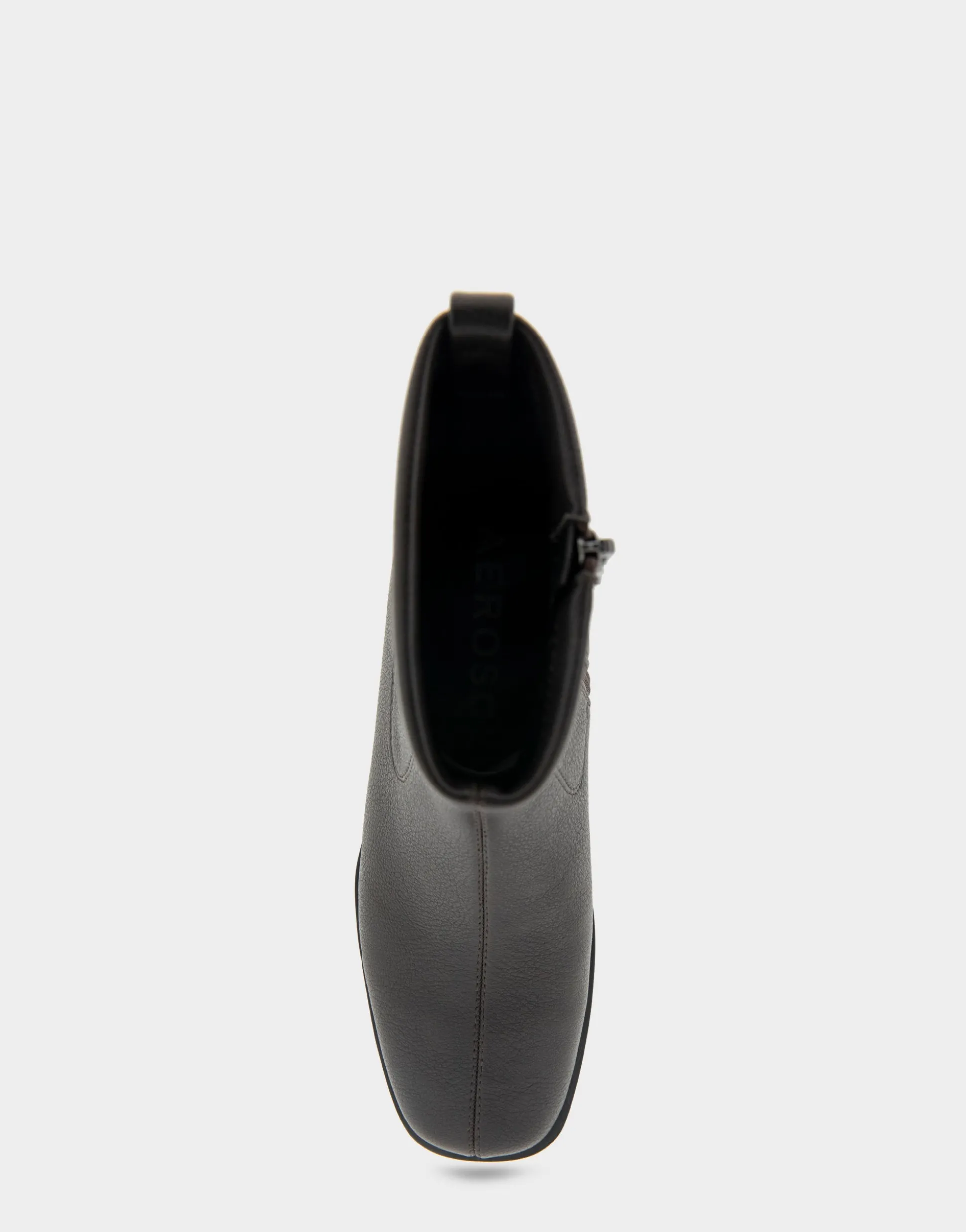 Comfortable Women's Stretch Equestrian Bootie in Java Stretch Pebbled Faux Leather